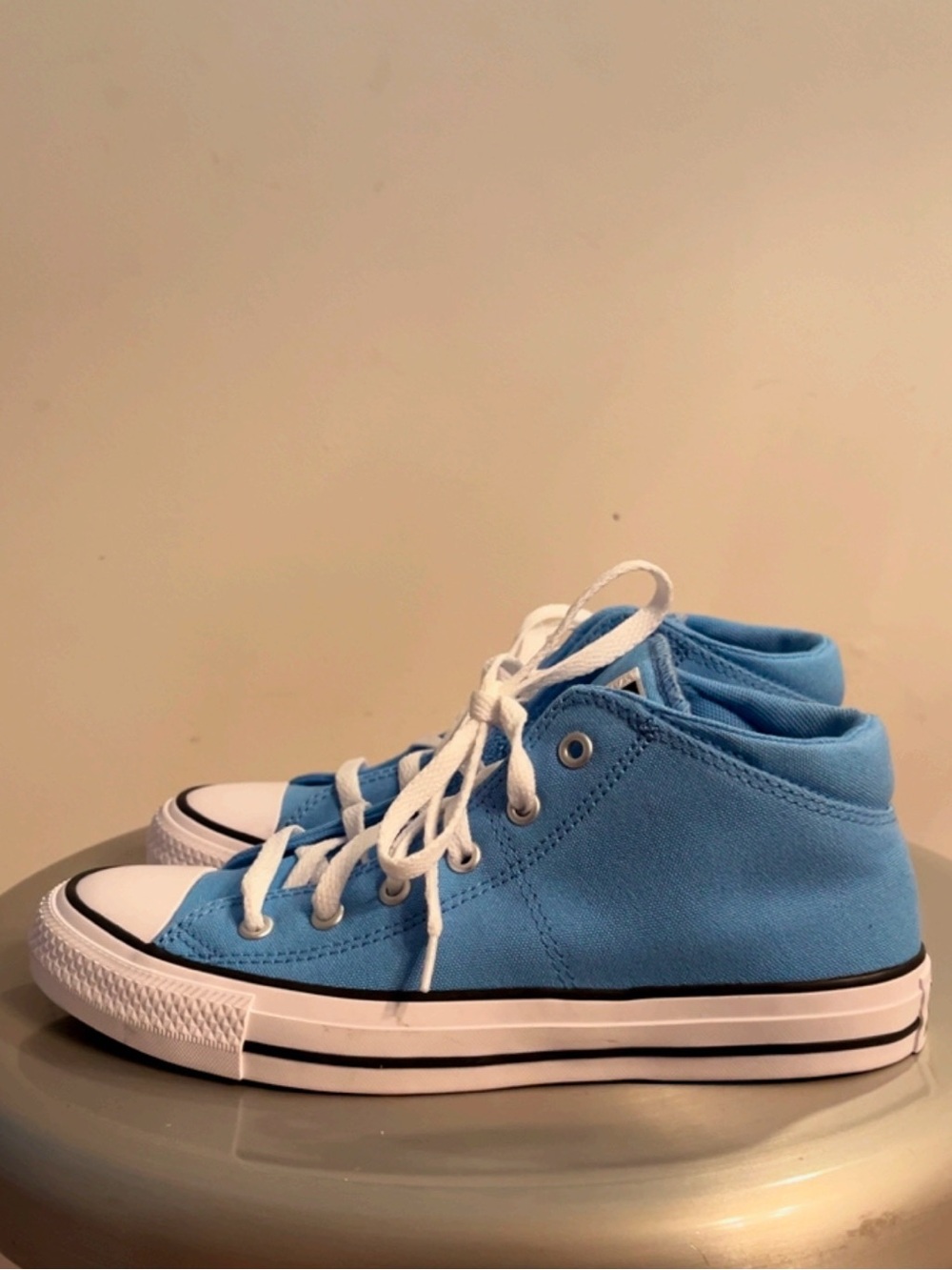 NWOT Converse Chuck Taylor All Star Blue Mid Top Sneakers Kids Size 5.5 – New - Picture 2 of 8